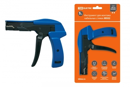 TDM ELECTRIC SQ1002-0002 Инструмент для монтажа кабельных стяжек МХ02 TDM